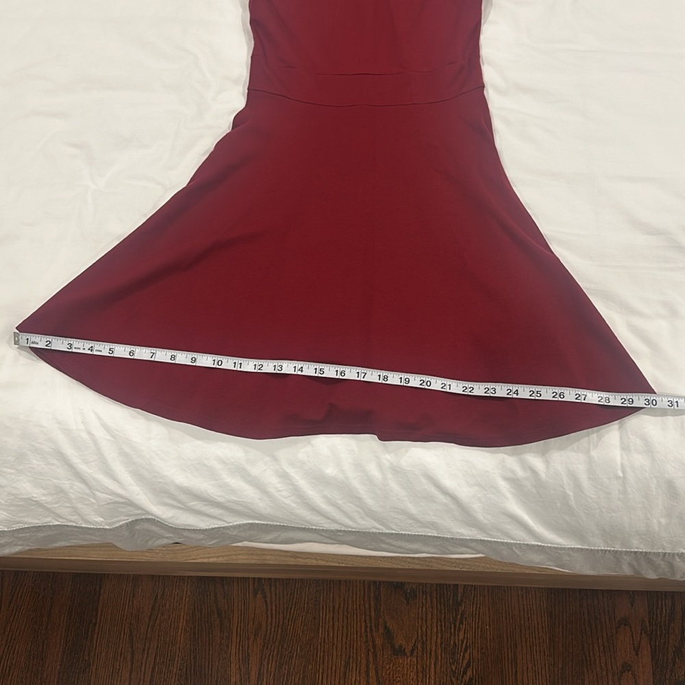 EUC Juniors Small Red dress perfect foe holidays - Picture 8 of 9